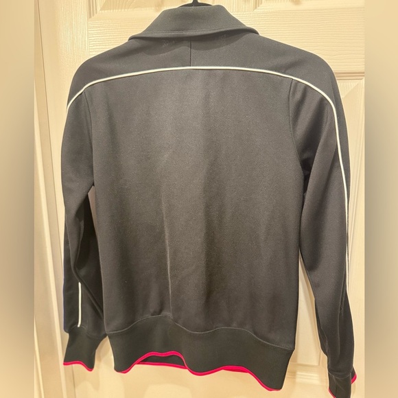 Nike Black Jacket with Blue and Pink Trim - Picture 3 of 5
